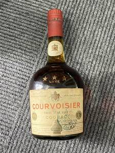 #241 未開栓 保管品 COURVOISIER THREE STAR LUXE COGNAC 700ml 40％ クルボアジェ スリースター コニャック ブランデー 古酒 現状品 現状