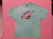 マウンテンデュー Mountain Dew Tシャツ Lサイズ タイダイ USAビンテージ 古着 企業物 アドバタイジング ドリンク コカコーラ ジュース _画像1