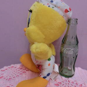 ルーニーテューンズ◆トゥイーティー ぬいぐるみ人形 30㎝◆90s ビンテージ Looney Tunes Tweety Bird stuffed toy Plush VINTAGEの画像3