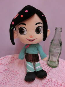 ディズニーストアUSA 映画シュガーラッシュ ヴァネロペ ぬいぐるみ人形33cm Disney Store Wreck-it-Ralph Vanellope Von Schweetz Plush