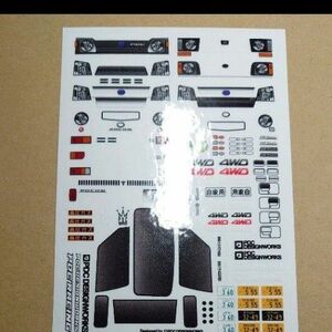 【ミニ四駆】K4ギャンボー　F重工　ステッカー