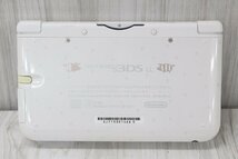 【行董】AF992ABC09 Nintendo ニンテンドー 3DS LL モンスターハンター4 アイルーホワイト 拡張スライドパッド 動作未確認 ※ゆうパック※_画像3