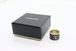 【ト足】CCZ01CAA63 CHANEL シャネル ココマーク リング 指輪 アクセサリー 約14号 箱付き