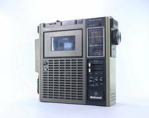 【行董】 CB000ABO66 National RQ-540 ナショナル MAC GT FM AM ラジカセ テープレコーダー 昭和レトロ ラジオ カセット レコーダー