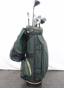 【行董】AC542ABC55 BURBERRY バーバリー ゴルフバッグ キャディバッグ HONMA ホンマ クラブ セット 中古 現状品