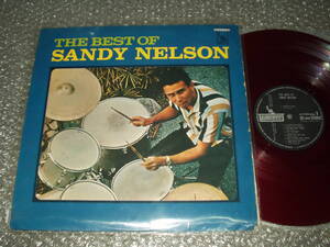 ＬＰ★サンディー・ネルソン/SANDY NELSON「ザ・ベスト・オブ・サンディー・ネルソン」国内盤(LP-7593)～1966年リリース作品/赤盤