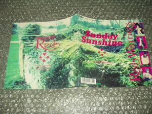 ７”★RED WARRIORS/レッド・ウォリアーズ「SUNDAY SUNSHINE c/w DANCE MACABRE」1989年発売アナログ盤～田所豊/ダイヤモンド☆ユカイ