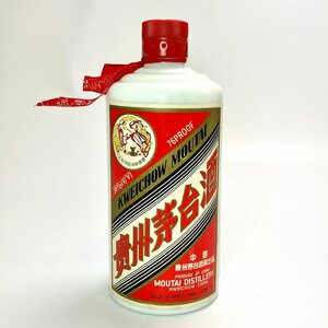 A）貴州茅台酒 マオタイ酒 天女ラベル 38% 76PROOF 500ml 中国酒 陶器ボトル 約904.9g 難あり 現状渡し ※同梱不可