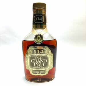 rm) OLD GRAND DAD オールドグランドダッド 114 バーボン ウイスキー 750ml 57％ アルコール 酒 ※未開栓 目減り有
