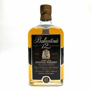 rm) Ballantine's バランタイン 12年 ベリー オールド スコッチ ウイスキー 青青旗 750ml アルコール 酒 ※未開栓