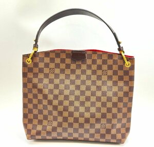 A)LOUIS VUITTON ルイヴィトン ダミエ エベヌ グレースフルPM N44044 エントルピー鑑定書付 中古美品