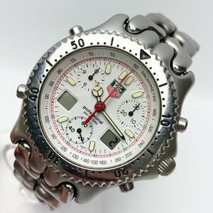 rm) TAG Heuer タグホイヤー セル プロフェッショナル 200M S29.006 セナモデル 白文字盤 クオーツ 腕時計 ウォッチ ※中古 稼働品