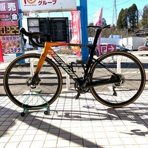 t)メリダ MERIDA ロードバイク リアクト4000 REACTO4000 フルカーボン SHIMANO 105 R7020 2Ｘ11S 2021年モデル サイズ50 中古 ※美品