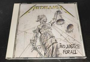 中古METALLICA メタリカ メタル・ジャスティス And Justice For All 国内盤 帯付 25DP 5178