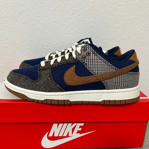 Nike Dunk Low PRM "Midnight Navy and Baroque Brown" 26cm