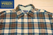 USA製 PENDLETON ペンドルトン ウール 100% マドラスチェック 長袖 シャツ 2XL 冬 春 (R0020511)　_画像1
