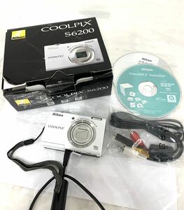 通電 OK Nikon ニコン COOLPIX S6200 デジタルカメラ デジカメ 現状品コンパクトデジタルカメラ 箱つぶれ付属品 カ15