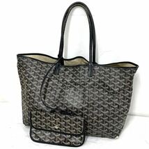 難あり GOYARD ゴヤール サンルイ トート ハンド バッグ 角穴あきあり 現状品 o15_画像1