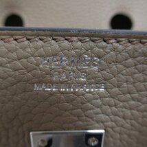 HERMES エルメス ハンドバッグ バーキン25 ハンドバッグ ブラウン系 レザー トゴ 中古 レディース_画像6