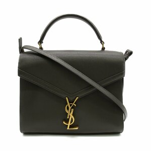 SAINT LAURENT サンローラン 2wayショルダーバッグ ショルダーバッグ カーキ系 レザー 中古 レディース