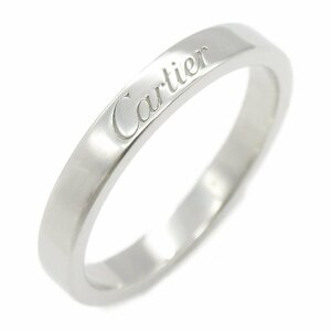 CARTIER カルティエ リング・指輪 Cドゥカルティエ ウェディング リング シルバー系 Pt950プラチナ 中古 ユニセックス