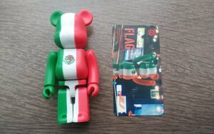 BE@RBRICK ベアブリック シリーズ 21 FLAG フラッグ メキシコ　MEXICO カード付き