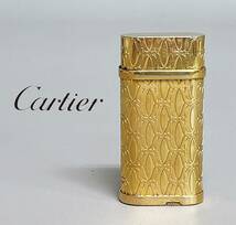 Cartier カルティエ Cドゥカルティエ C2モチーフ ゴールドカラー ガスライター_画像1