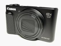 新品級 キヤノン PowerShot SX740 HS ブラック_画像3