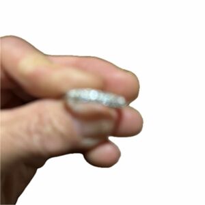 メンズ用シルバー結婚指輪