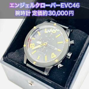 定価約30,000円 エンジェルクローバー EVC46 腕時計 メンズ レザー アナログ 