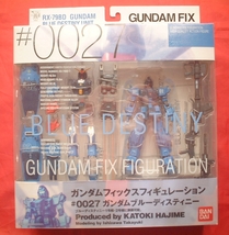 【バンダイ】GFF♯0027 ブルーディスティニー1号機/2号機&0010 GP04G ガーベラ/ガーベラ・テトラ改 ガンダムフィックスフィギュレーション_画像2