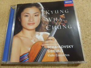CD輸入盤;チョン・キョン・ファ「KYUNG WHA CHUNG/SIBELIUS,TCHAIKOVSKY;Violin concertos」