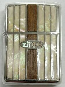 未開封品　ZIPPO ジッポ アーマー armor シェルチェック　　2004年　K　貝殻　木　特殊加工