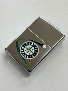 未使用品　zippo シアトルマリナーズ オイルライターメジャーリーグ　MLB