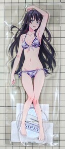 送料140円～ 新品 即決●雪ノ下 雪乃 水着 アクリル スタンド フィギュア リニューアル やはり俺の青春ラブコメはまちがっている。 同梱可