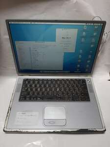 【動作品。シリーズ最速CPU。OS9 動作可】 Apple PowerBook G4 チタニウム Titanium G4/667MHz CPU / 512MB / 30GB / DVD