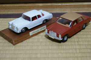 ■≪ジャンク≫メルセデスベンツ2台まとめて 22SE 240D 1/43 MERCEDES-BENZ GT.BRITAIN 英製 高級車 クラッシック 夢あこがれ西ドイツ名車