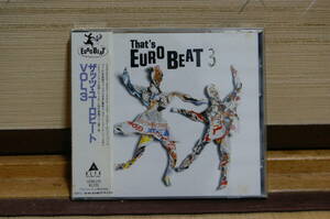 ■中古 CD　ザッツ・ユーロビートVol.3 BOOM BOOM 1986年 帯付き 盤面良好 That's EURO BEAT ダンス ディスコ クラブ 