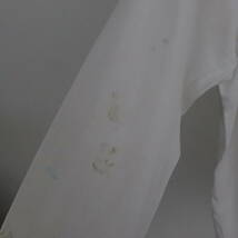 X196 90sビンテージ SALEM 長袖Tシャツ USA製■1990年代製 表記XLサイズ 袖プリント ロンT ワールドカップ 白 ホワイト 古着 古着卸 激安_画像7