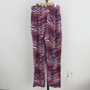 Q184 90sビンテージ ZUBAZ イージーパンツ■1990年代製 表記2XLサイズ ネイビー 紺 アメカジ ストリート 激安 卸売 希少 古着 00s 80s 