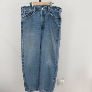 ｄ92 2000年代製 Levis リーバイス 550 デニムパンツ■00s 表記34インチ 青 ブルー アメカジ ストリート 激安 卸売 古着 希少 90s 80s 