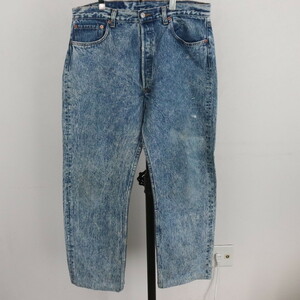 Z56 80sビンテージ Levis リーバイス デニムパンツ USA製■1980年代製 表記36インチ ブルー 501 ケミカルウォッシュ Gパン アメカジ 90s