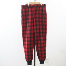 T257 80sビンテージ USA製 WOOLRICH ウールリッチ ウールパンツ■1980年代製 表記32サイズ チェック柄 赤 レッド アメカジ ストリート 古着_画像1