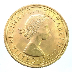ソブリン金貨 聖ジョージ竜退治 エリザベス2世 金貨 イギリス 1962年 22金 8g イエローゴールド GOLD コレクション 美品