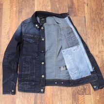 1円/G-STAR RAW/XSサイズ/Gジャン VODAN SLIM JKT D06813-8968 ストレッチ◎ ガーメントダイ ワイルド 新品/紺/ネイビー/ia104/_画像5