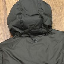 1円/秋冬/G-STAR RAW/Sサイズ/ダウン コート WHISTER PADDED HDD PARKA D13572-A516 撥水 軽量 防寒 フーデッド 新品/カーキ/ft470/_画像7