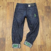 1円/G-STAR RAW/31インチ/デニムパンツ ARC 3D RELAXED TAPERED BRACES RFTP D13761-B247-89 ロゴプリント 個性 新品/紺/ネイビー/gf446/_画像3