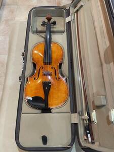 バイオリン　ヨーロッパ製Copy of Antonius Stradibarius　4/4サイズ　完全整備済！杉藤製弓とハードケースが付属でお得なセットに！！