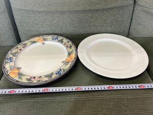 戸0125プレート 食器 花柄 中皿 〇 洋食器 大皿 ノリタケ スージークーパー エンドン