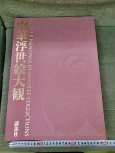 戸0125肉筆浮世繪 講談社 大型本 浮世絵大観